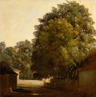 Landscape with Chestnut Tree by Peter de Wint