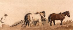 Plough Horses by Peter de Wint