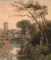 The Old Bridge by Peter de Wint