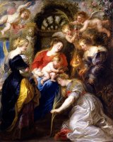 Crowning of Saint Catherine by Peter Paul Rubens