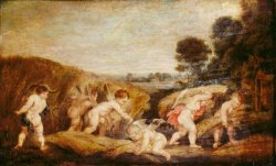 Cupids Harvesting by Peter Paul Rubens