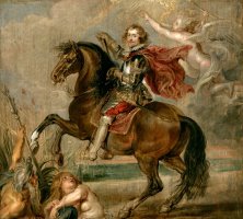Equestrian Portrait of The Duke of Buckingham by Peter Paul Rubens