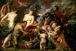 Minerva Protects Pax From Mars (peace And War), 1629 30 by Peter Paul Rubens