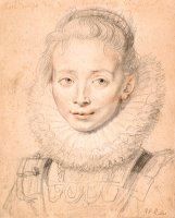 Rubens's Daughter Clara Serena (so Named Maid of Honor of Infanta Isabella) C. 1623 by Peter Paul Rubens