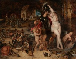 The Return From War Mars Disarmed by Venus by Peter Paul Rubens