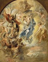 The Virgin As The Woman of The Apocalypse by Peter Paul Rubens