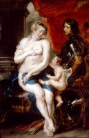 Venus, Mars And Cupid by Peter Paul Rubens
