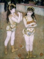 Acrobats At The Cirque Fernand by Pierre Auguste Renoir