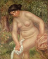 Bather Drying Herself by Pierre Auguste Renoir