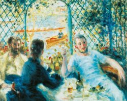 Breakfast By The River by Pierre Auguste Renoir