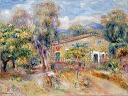 Collettes Farmhouse, Cagnes by Pierre Auguste Renoir
