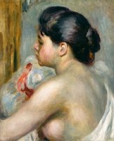Dark Haired Woman by Pierre Auguste Renoir