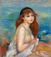 Etter Badet by Pierre Auguste Renoir
