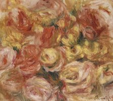 Flower Sketch by Pierre Auguste Renoir