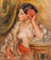 Gabrielle a sa Coiffure by Pierre Auguste Renoir