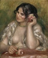 Gabrielle with a Rose (gabrielle a La Rose) by Pierre Auguste Renoir