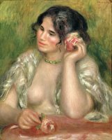 Gabrielle with a Rose by Pierre Auguste Renoir