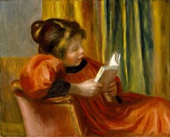 Girl Reading, C. 1890 by Pierre Auguste Renoir