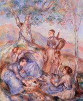 Harvesters Breakfast by Pierre Auguste Renoir