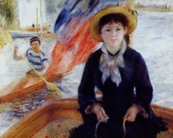 In a Dinghy by Pierre Auguste Renoir