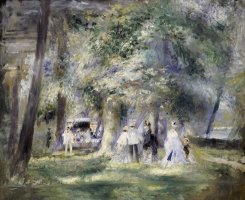  In the Park at Saint-Cloud by Pierre Auguste Renoir