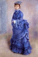 La Parisienne The Blue Lady by Pierre Auguste Renoir
