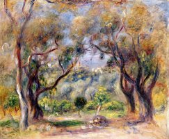 Landscape at Cagnes by Pierre Auguste Renoir