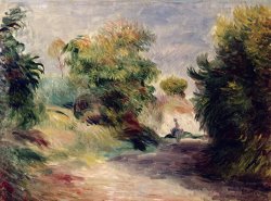  Landscape near Cagnes by Pierre Auguste Renoir