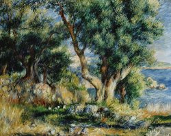 Landscape Near Menton by Pierre Auguste Renoir
