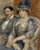 Mr. And Mrs. Gaston Bernheim De Villers (monsieur And Madame Gaston Bernheim De Villers) by Pierre Auguste Renoir