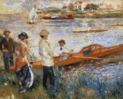Oarsmen at Chatou by Pierre Auguste Renoir