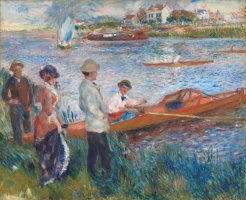 Oarsmen At Chatou by Pierre Auguste Renoir