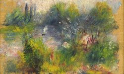 On The Shore of The Seine (paysage Bord Du Seine) by Pierre Auguste Renoir
