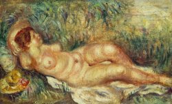 Outstretched Nude by Pierre Auguste Renoir