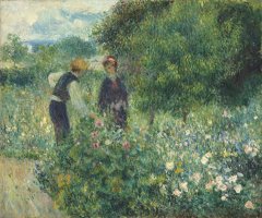 Picking Flowers by Pierre Auguste Renoir
