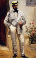 Portrait Of Charles Le Coeur by Pierre Auguste Renoir