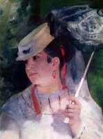 Portrait of Lise by Pierre Auguste Renoir
