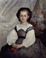 Portrait of Mademoiselle Romaine Lacaux by Pierre Auguste Renoir