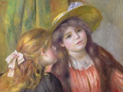 Portrait of Two Girls by Pierre Auguste Renoir