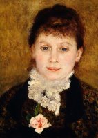 Portrait Of Woman by Pierre Auguste Renoir