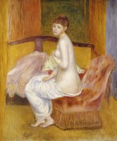 Seated Nude by Pierre Auguste Renoir