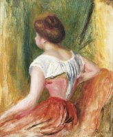 Seated Young Woman by Pierre Auguste Renoir