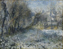 Snow Covered Landscape by Pierre Auguste Renoir