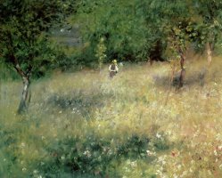 Spring at Chatou by Pierre Auguste Renoir