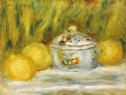 Sugar Bowl And Lemons by Pierre Auguste Renoir