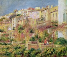Terrace in Cagnes by Pierre Auguste Renoir