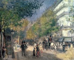The Boulevards by Pierre Auguste Renoir