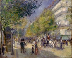 The Grands Boulevards by Pierre Auguste Renoir