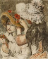 The Hatpin by Pierre Auguste Renoir