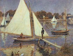  The Seine at Argenteuil by Pierre Auguste Renoir